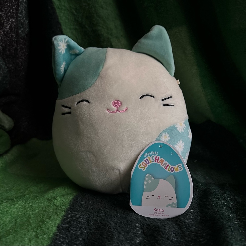 Squishmallow 8” Kesla Cat Stuff Animal WITH TAG
